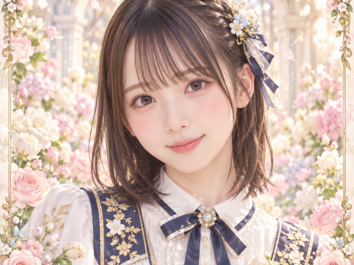 渡辺莉奈の紹介用・非公式AIイメージイラスト