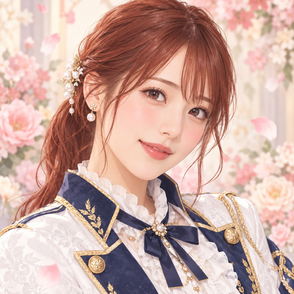 濵田 響のプロフィール用・非公式イメージイラスト