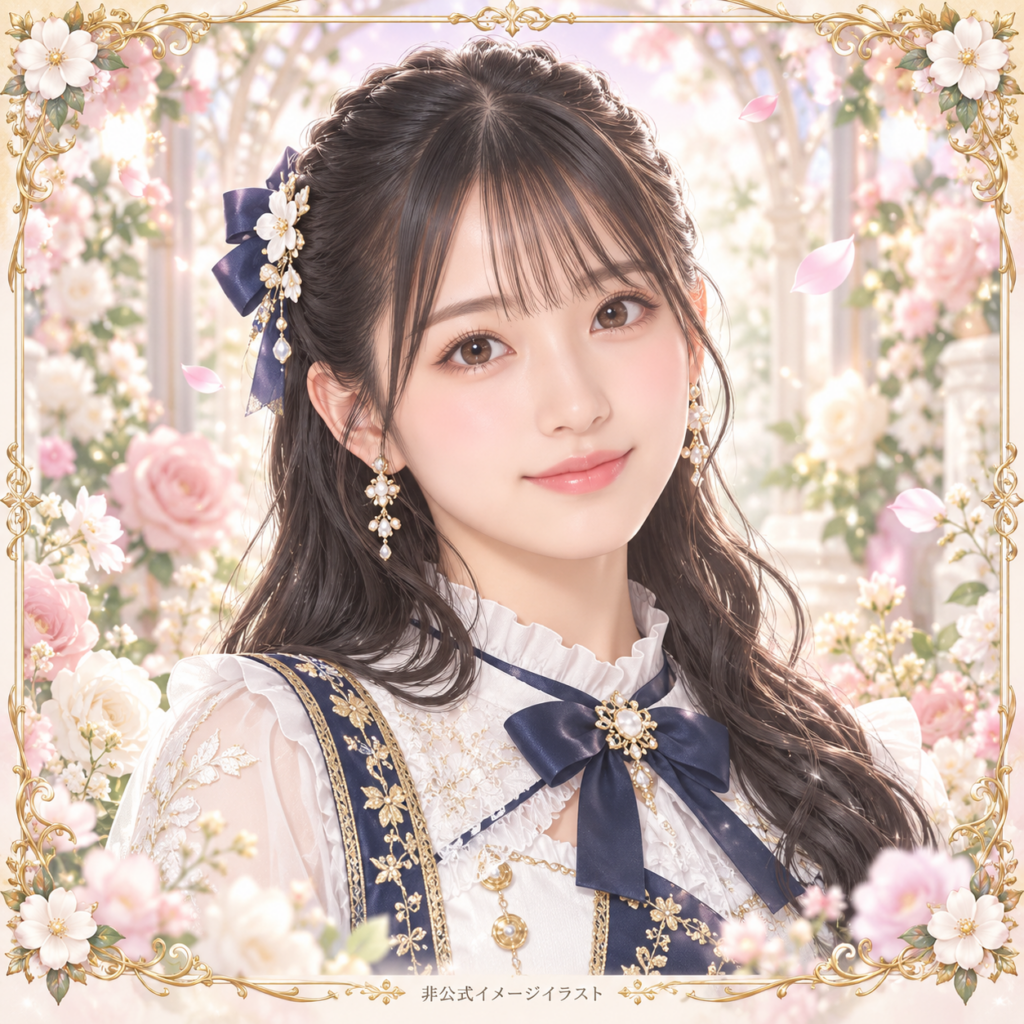石井泉羽の紹介用・非公式AIイメージイラスト