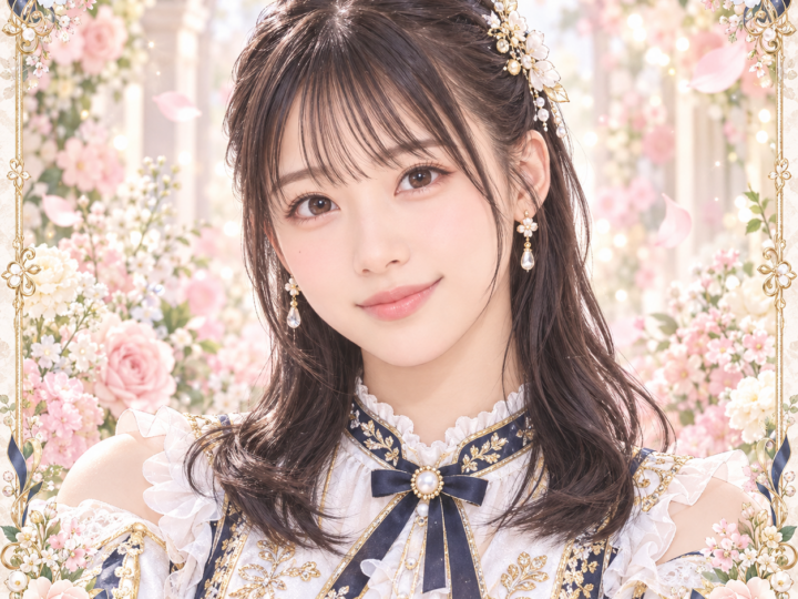 石山咲良の紹介用・非公式AIイメージイラスト