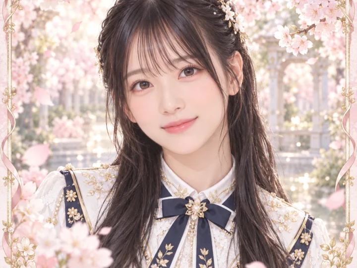 石森璃花の紹介用・非公式AIイメージイラスト