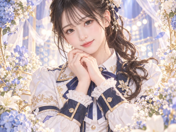 秋山 由奈の紹介用・非公式AIイメージイラスト