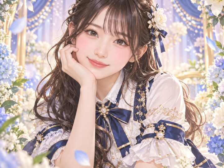 竹下茉莉花の紹介用・非公式AIイメージイラスト