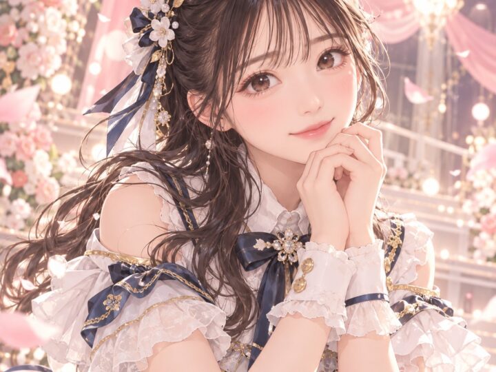 筒井澪心の紹介用・非公式AIイメージイラスト
