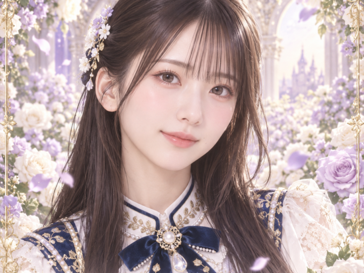 菅原咲月の紹介用・非公式AIイメージイラスト