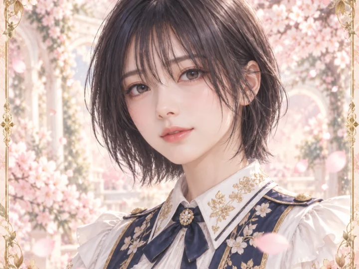 藤吉夏鈴の紹介用・非公式AIイメージイラスト