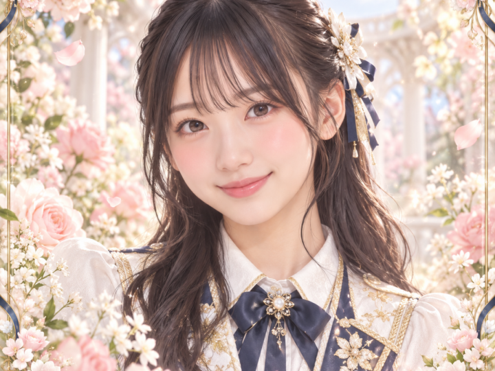 藤嶌果歩の紹介用・非公式AIイメージイラスト