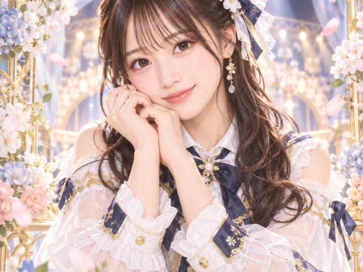 西井美桜の紹介用・非公式AIイメージイラスト