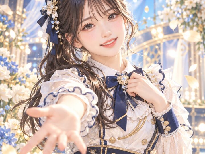 西田 帆花の紹介用・非公式AIイメージイラスト