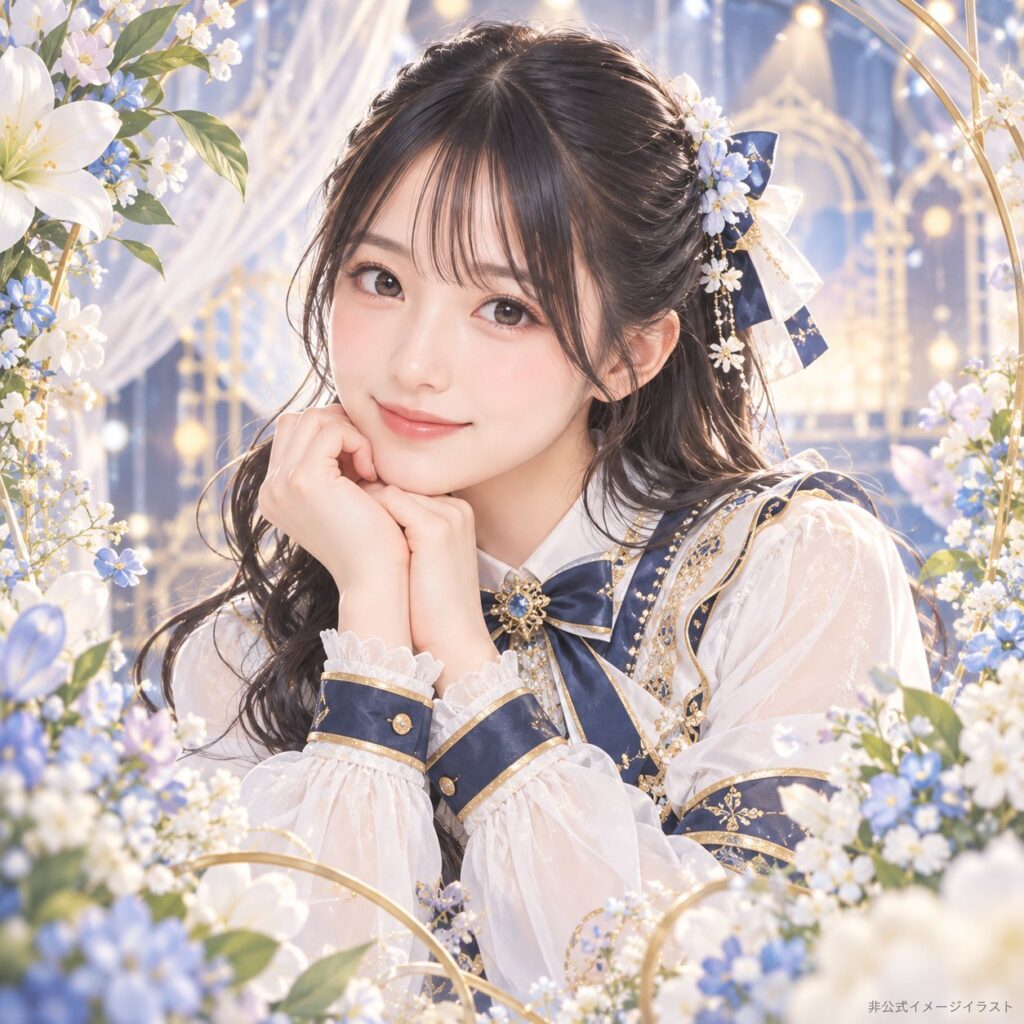 西﨑美空の紹介用・非公式AIイメージイラスト