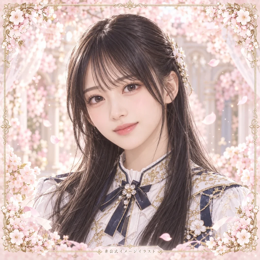遠藤光莉の紹介用・非公式AIイメージイラスト