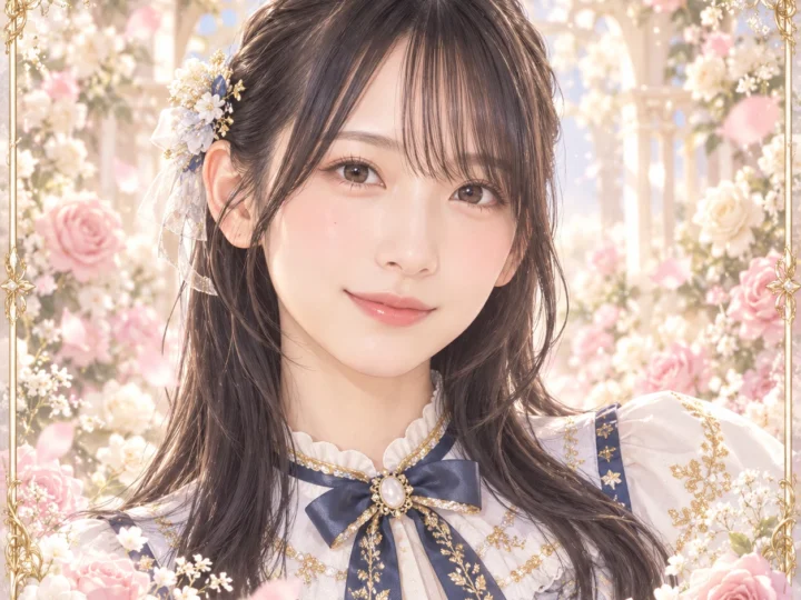 金村美玖の紹介用・非公式AIイメージイラスト