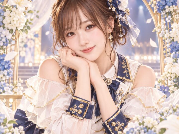 鎌田菜月の紹介用・非公式AIイメージイラスト