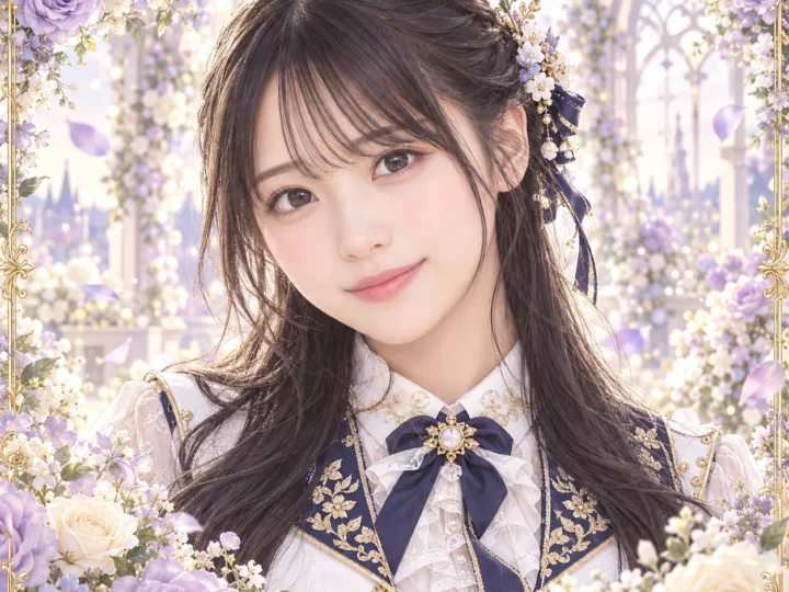 長嶋凛桜の紹介用・非公式AIイメージイラスト