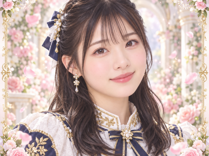 長野桃羽の紹介用・非公式AIイメージイラスト