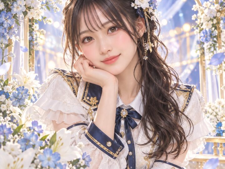 雲井紗菜の紹介用・非公式AIイメージイラスト