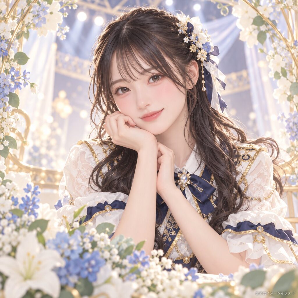 高村紗弥の紹介用・非公式AIイメージイラスト