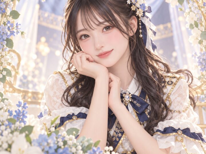 高村紗弥の紹介用・非公式AIイメージイラスト