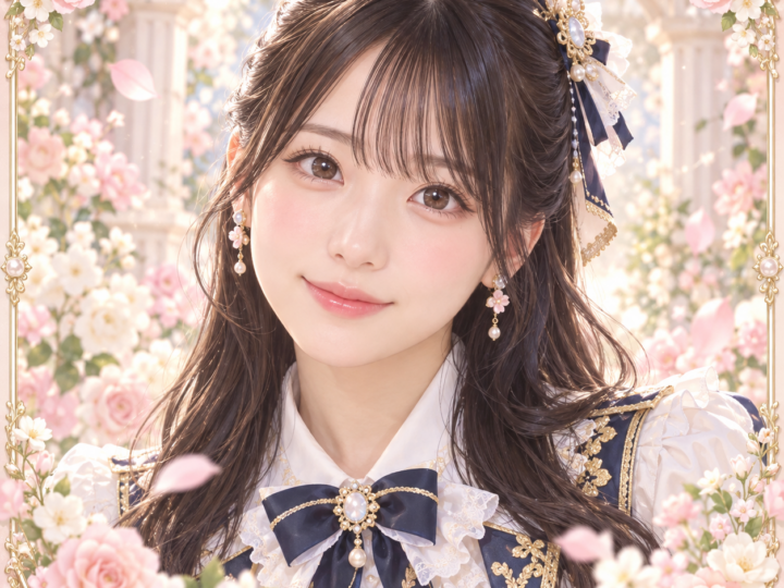 黒須 遥香の紹介用・非公式AIイメージイラスト