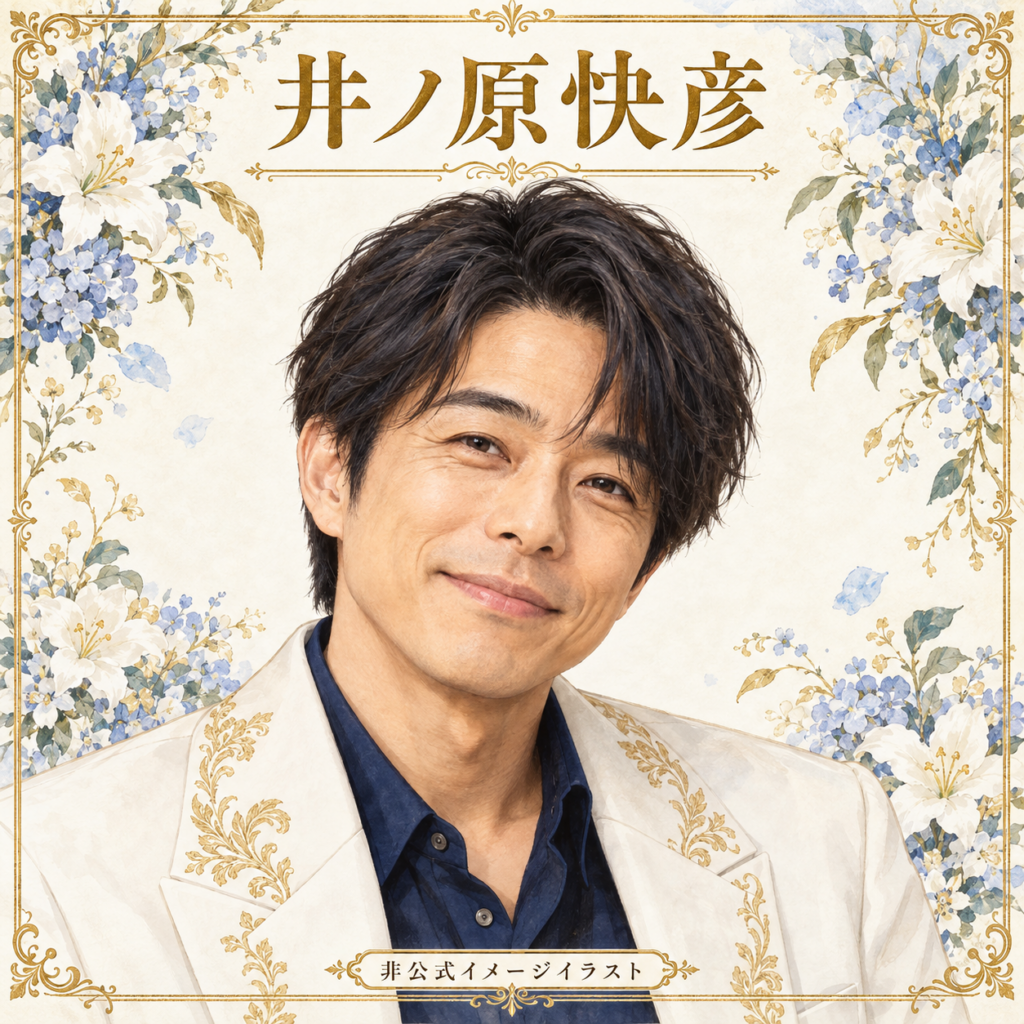 井ノ原快彦をイメージしたAI生成の非公式イラスト
