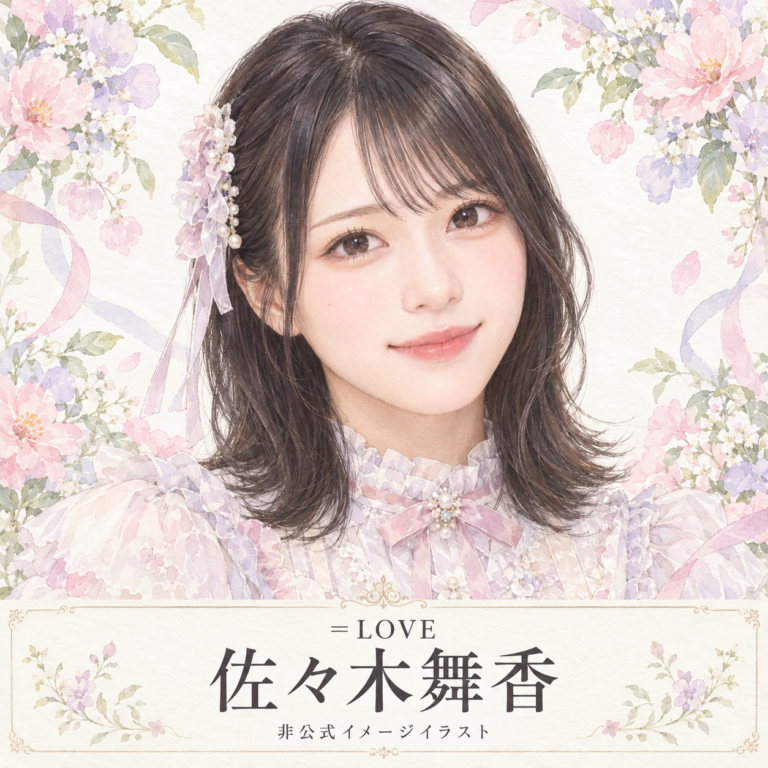 佐々木舞香の非公式イメージイラスト