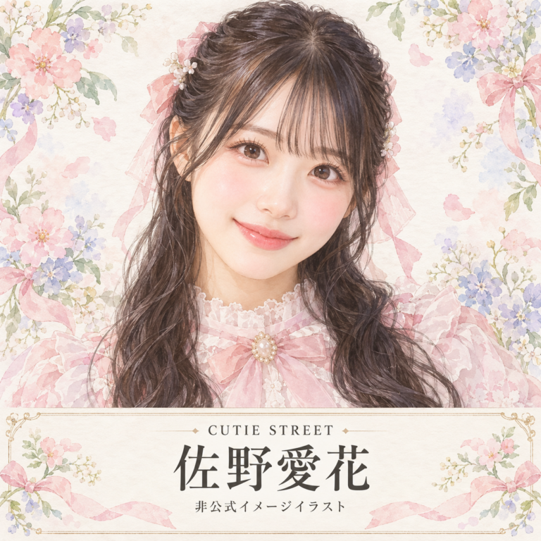 佐野愛花の非公式イメージイラスト