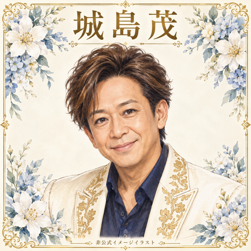 城島茂をイメージしたAI生成の非公式イラスト
