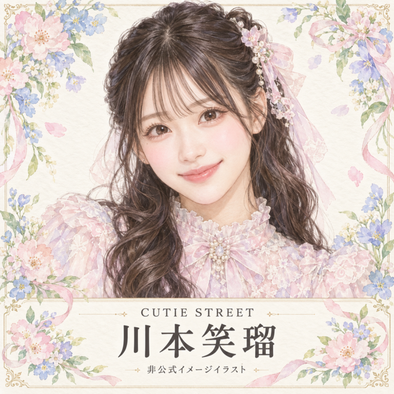 川本笑瑠の非公式イメージイラスト