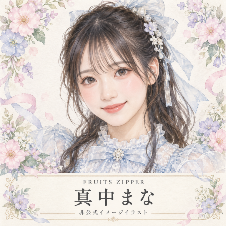 真中まなの非公式イメージイラスト