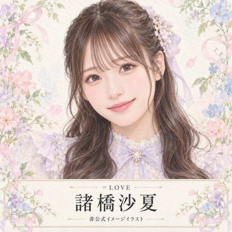 諸橋沙夏の非公式イメージイラスト