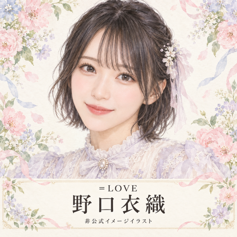 野口衣織の非公式イメージイラスト