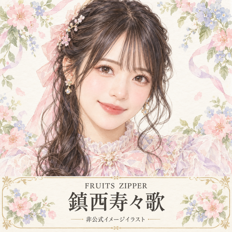 鎮西寿々歌の非公式イメージイラスト