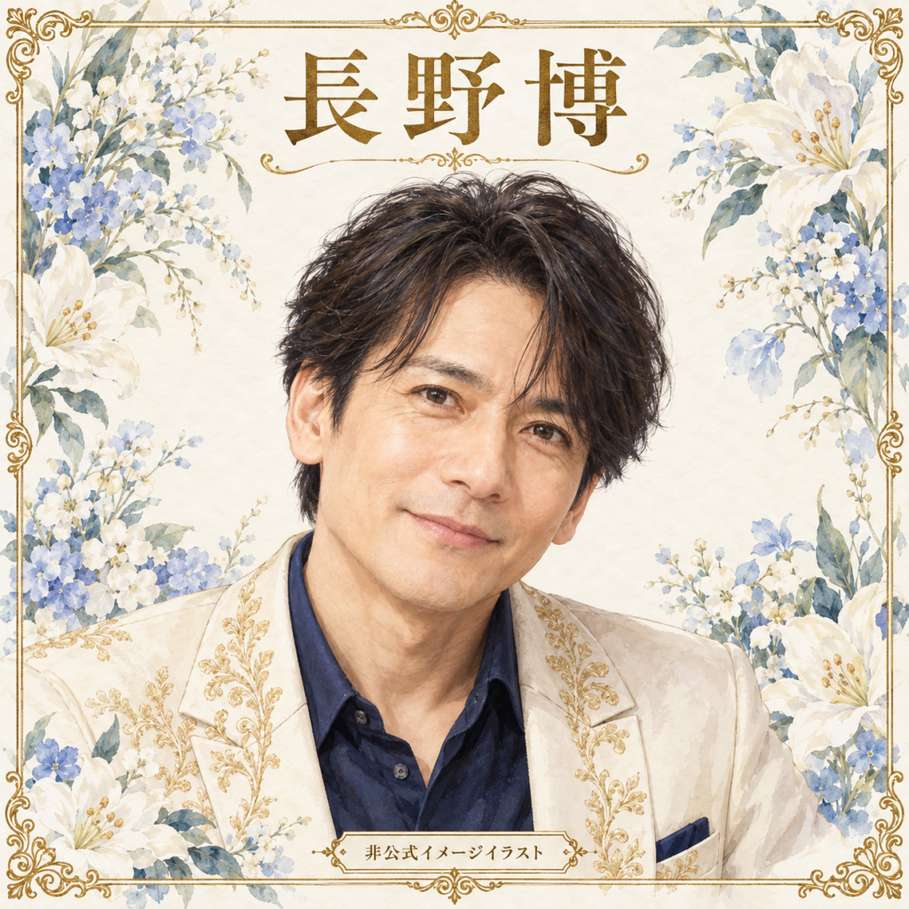 長野博をイメージしたAI生成の非公式イラスト