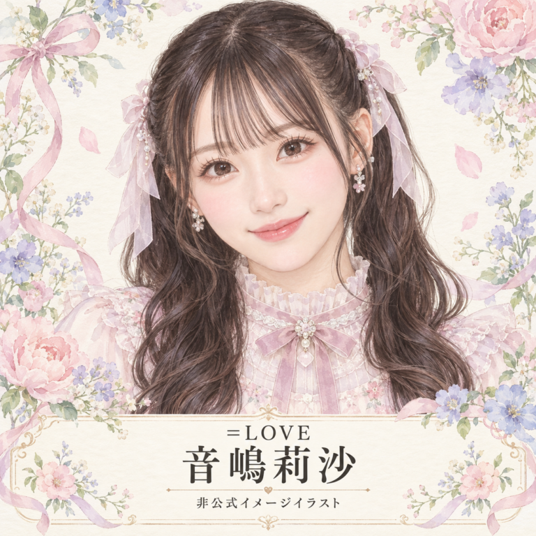 音嶋莉沙の非公式イメージイラスト